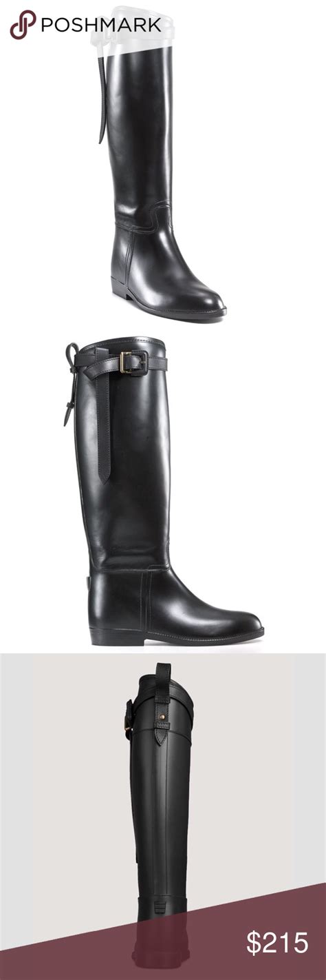 burberry rain boots size 10|burberry flat riding rain boots.